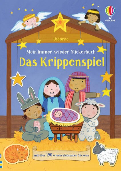 Bild zu Mein Immer-wieder-Stickerbuch: Das Krippenspiel