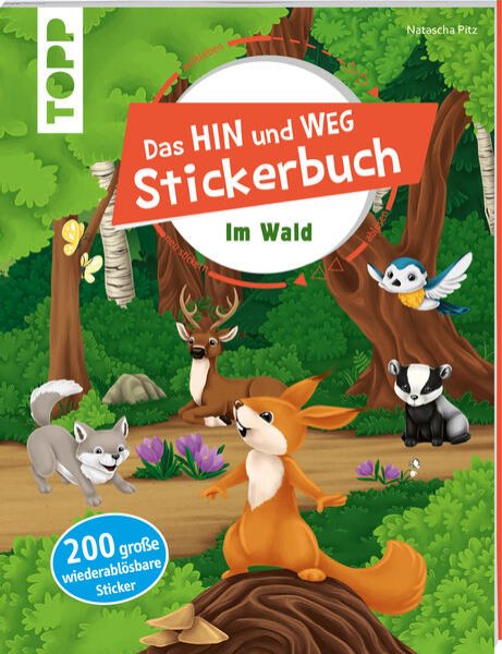 Bild zu Das Hin-und-weg-Stickerbuch Im Wald