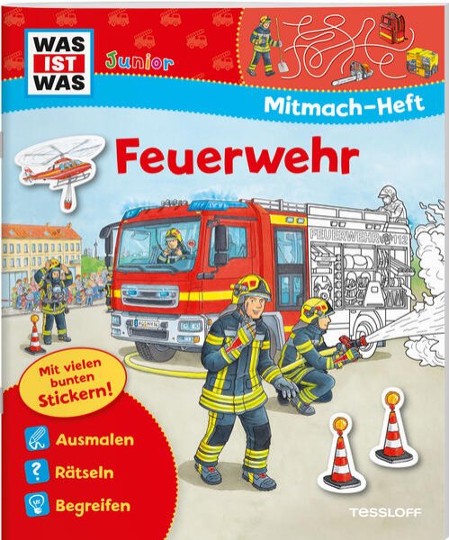 Bild zu WAS IST WAS Junior Mitmach-Heft Feuerwehr