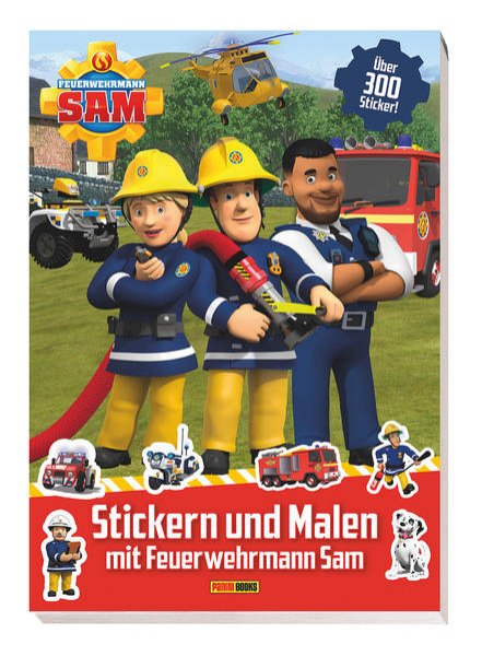 Bild zu Feuerwehrmann Sam: Stickern und Malen mit Feuerwehrmann Sam