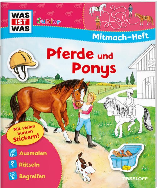 Bild zu WAS IST WAS Junior Mitmach-Heft Pferde und Ponys