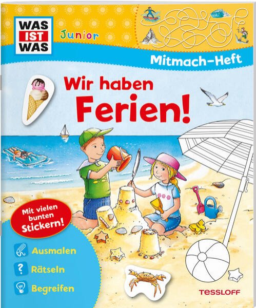 Bild zu WAS IST WAS Junior Mitmach-Heft Wir haben Ferien!