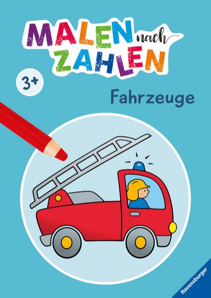 Bild zu Malen nach Zahlen ab 3: Fahrzeuge