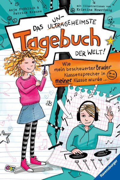 Bild zu Das ungeheimste Tagebuch der Welt!, Band 1: Wie mein bescheuerter Bruder Klassensprecher in meiner Klasse wurde ? (Comic-Roman aus zwei Perspektiven für Kinder ab 10 Jahren)