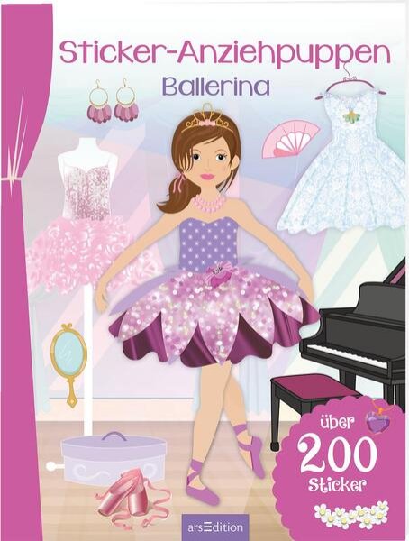 Bild zu Sticker-Anziehpuppen - Ballerina