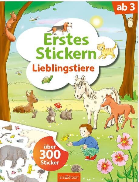 Bild zu Erstes Stickern - Lieblingstiere