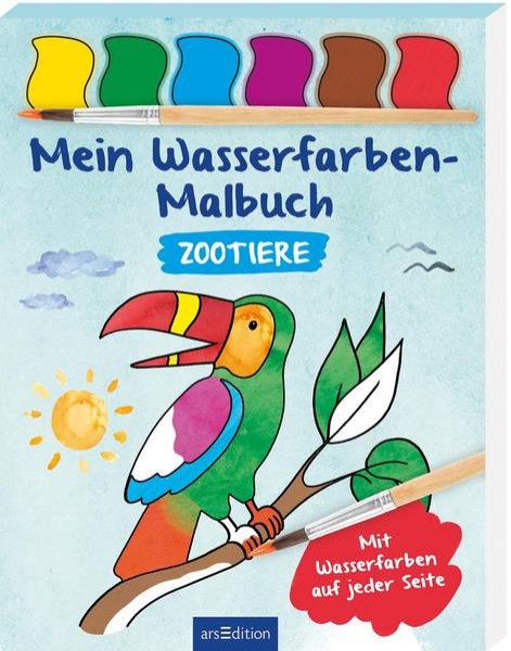 Bild zu Mein Wasserfarben-Malbuch Zootiere