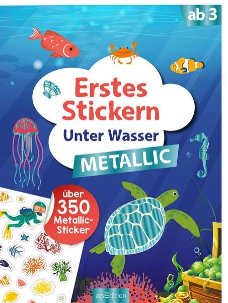 Bild zu Erstes Stickern Metallic - Unter Wasser