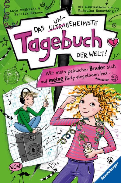 Bild zu Das ungeheimste Tagebuch der Welt!, Band 2: Wie mein peinlicher Bruder sich auf meine Party eingeladen hat ? (Comic-Roman aus zwei Perspektiven für Kinder ab 10 Jahren)