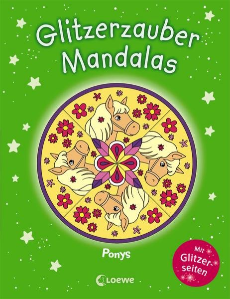 Bild zu Glitzerzauber-Mandalas - Ponys