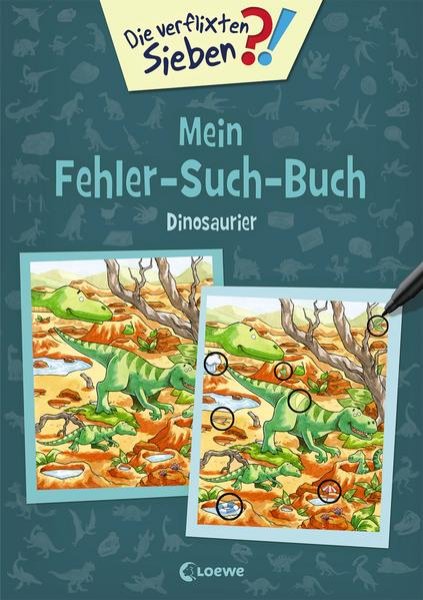 Bild zu Die verflixten Sieben - Mein Fehler-Such-Buch - Dinosaurier