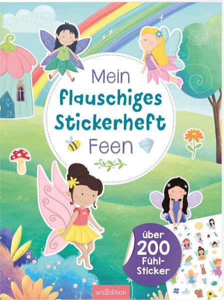 Bild zu Mein flauschiges Stickerheft - Feen