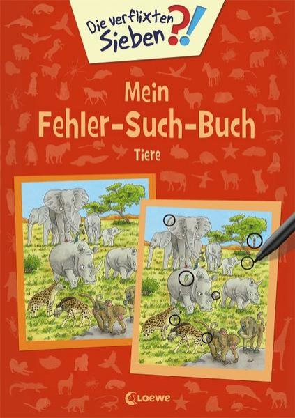 Bild zu Die verflixten Sieben - Mein Fehler-Such-Buch - Tiere