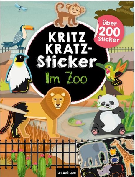 Bild zu Kritzkratz-Sticker Im Zoo