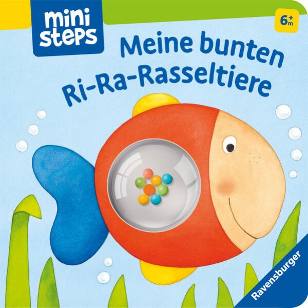 Bild zu Meine bunten Ri-Ra-Rasseltiere - Rasselbuch für Kinder ab 6 Monaten, Baby-Buch, Spielbuch