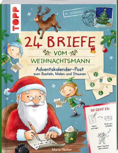 Bild zu 24 Briefe vom Weihnachtsmann. Adventskalender-Post zum Basteln, Malen und Staunen