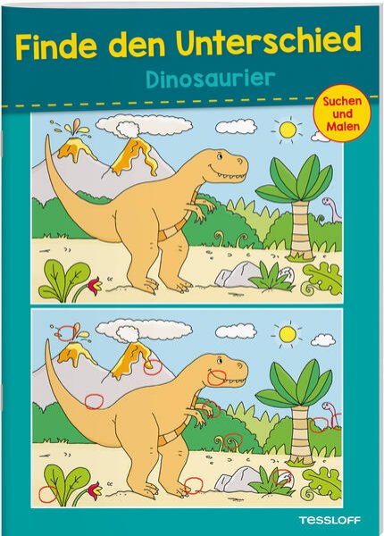 Bild zu Finde den Unterschied. Dinosaurier