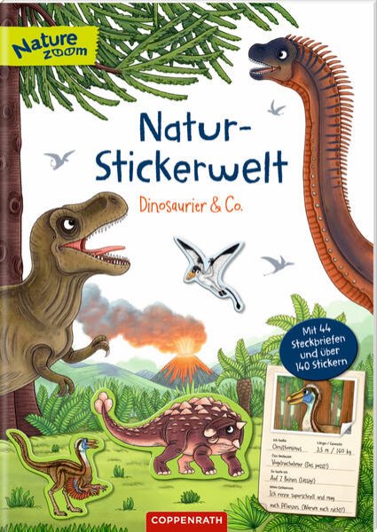 Bild zu Natur-Stickerwelt - Dinosaurier & Co