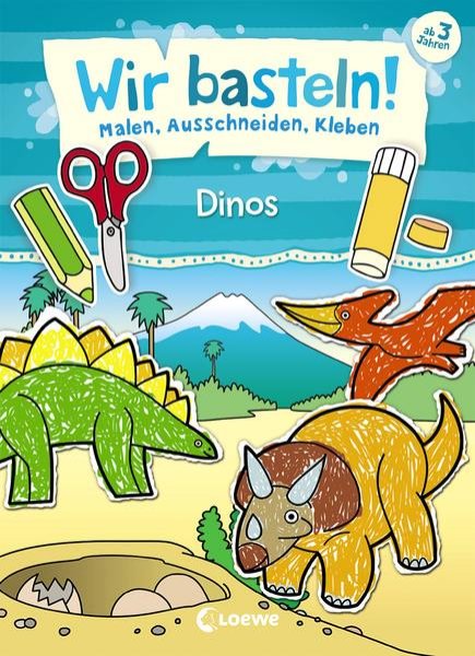 Bild zu Wir basteln! - Malen, Ausschneiden, Kleben - Dinos