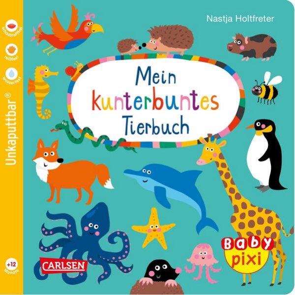 Bild zu Baby Pixi (unkaputtbar) 58: VE 5 Mein kunterbuntes Tierbuch (5 Exemplare)