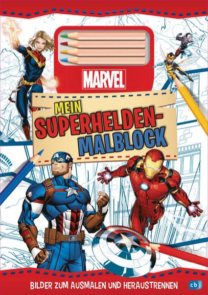 Bild zu MARVEL Mein Superhelden-Malblock - Bilder zum Ausmalen und Heraustrennen