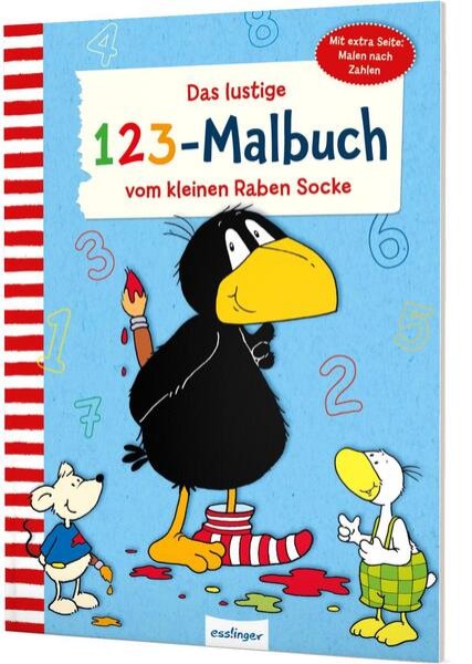 Bild zu Der kleine Rabe Socke: Das lustige 1 2 3 - Malbuch vom kleinen Raben Socke