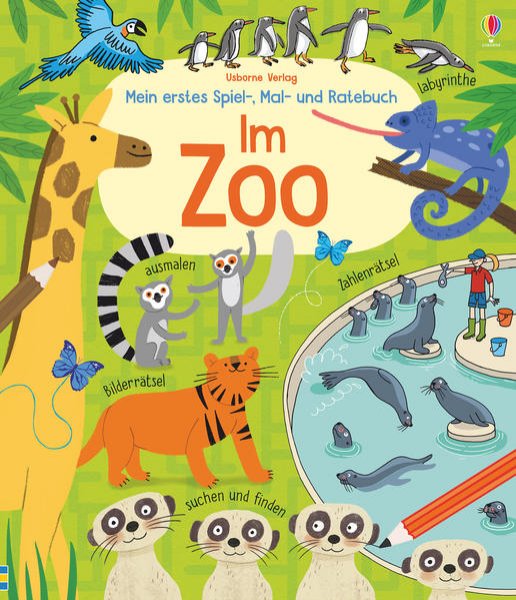 Bild zu Mein erstes Spiel-, Mal- und Ratebuch: Im Zoo