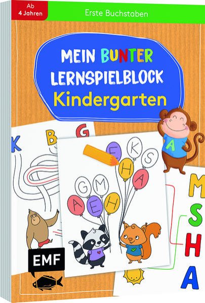 Bild zu Mein bunter Lernspielblock - Kindergarten: Erste Buchstaben