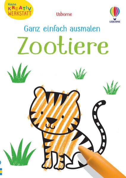 Bild zu Kleine Kreativ-Werkstatt - Ganz einfach ausmalen: Zootiere