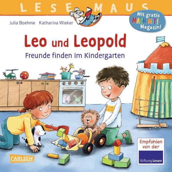 Bild zu LESEMAUS 194: Leo und Leopold - Freunde finden im Kindergarten