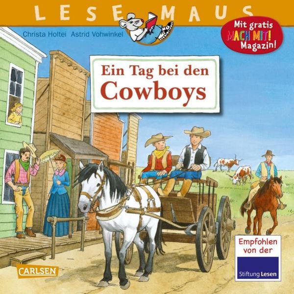 Bild zu LESEMAUS 91: Ein Tag bei den Cowboys