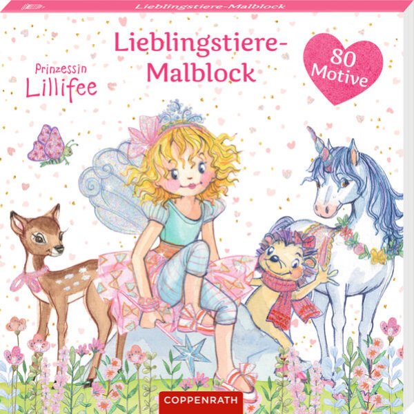 Bild zu Lieblingstiere-Malblock (Prinzessin Lillifee)