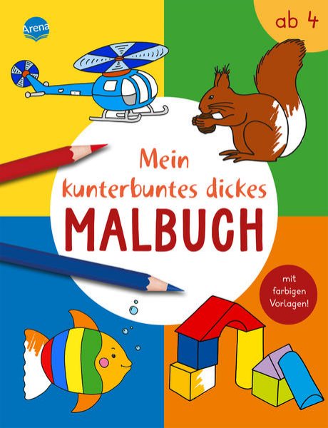 Bild zu Mein kunterbuntes dickes Malbuch