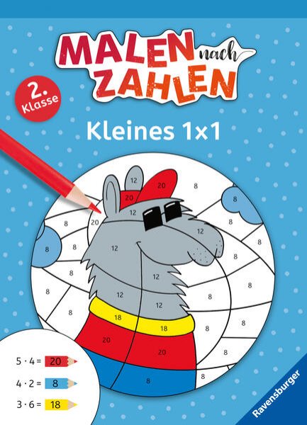 Bild zu Malen nach Zahlen, 2. Kl.: Kleines 1 x 1