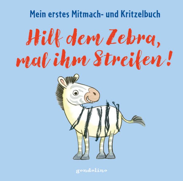 Bild zu Hilf dem Zebra, mal ihm Streifen! Mein erstes Mitmach- und Kritzelbuch