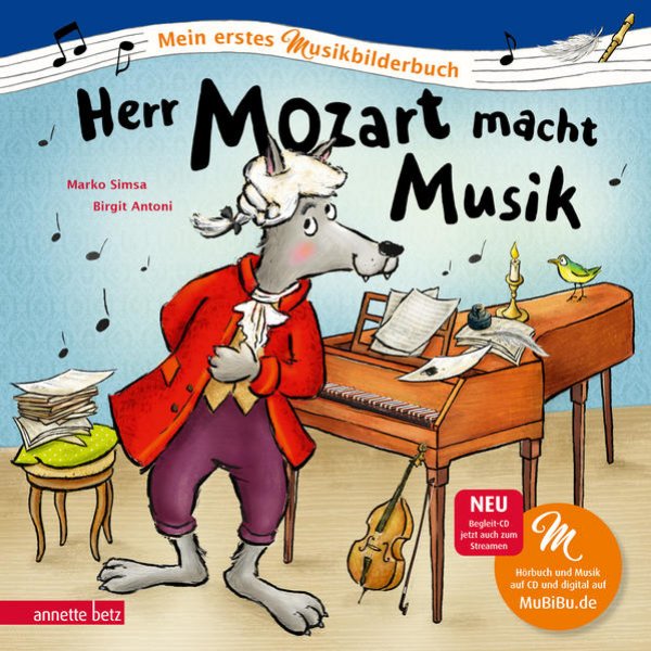 Bild zu Herr Mozart macht Musik (Mein erstes Musikbilderbuch mit CD und zum Streamen)