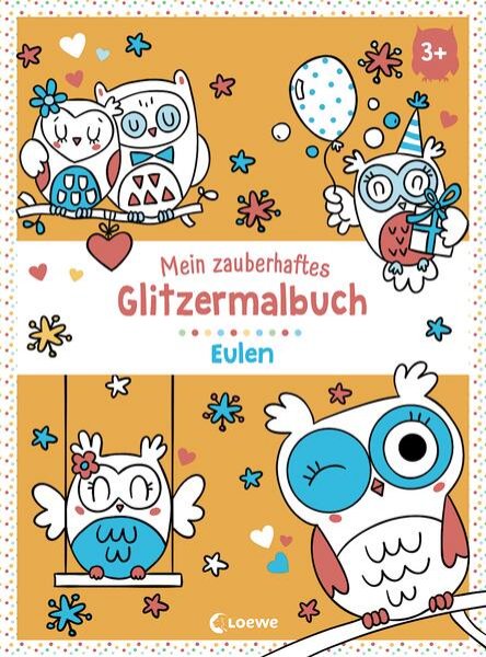 Bild zu Mein zauberhaftes Glitzermalbuch - Eulen