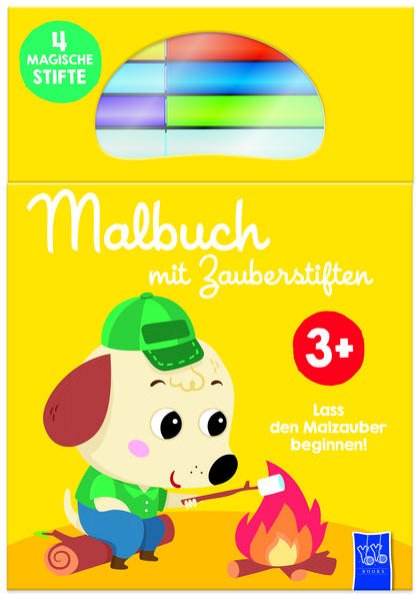 Bild zu Malbuch mit Zauberstiften 3+ (gelb)