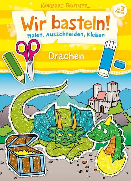 Bild zu Wir basteln! - Malen, Ausschneiden, Kleben - Drachen