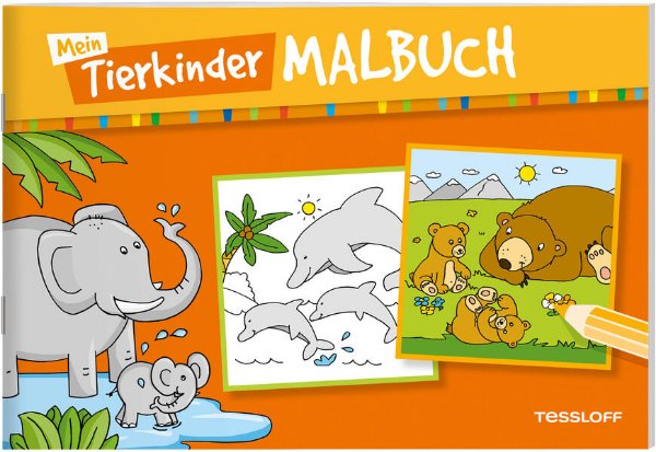 Bild zu Mein Tierkinder-Malbuch