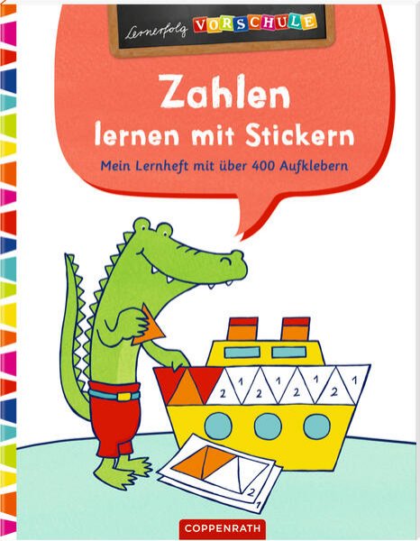 Bild zu Zahlen lernen mit Stickern