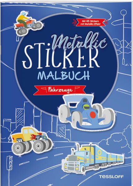 Bild zu Metallic-Sticker Malbuch. Fahrzeuge