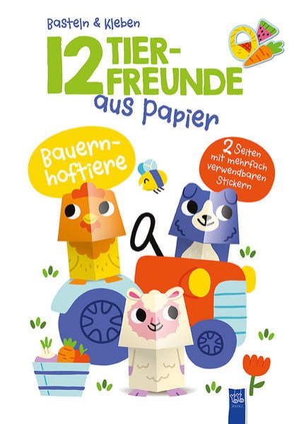 Bild zu 12 Tierfreunde aus Papier - Bauernhoftiere