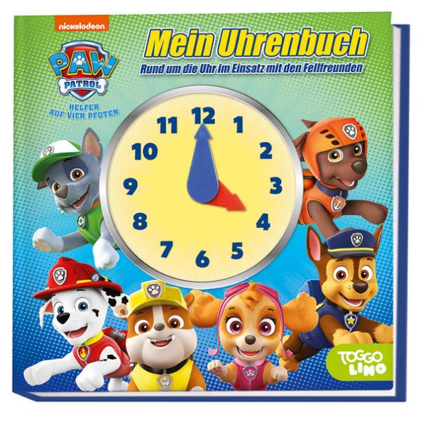 Bild zu PAW Patrol: Mein Uhrenbuch - Rund um die Uhr im Einsatz mit den Fellfreunden