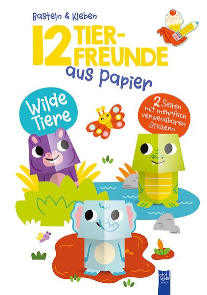 Bild zu 12 Tierfreunde aus Papier - Wilde Tiere