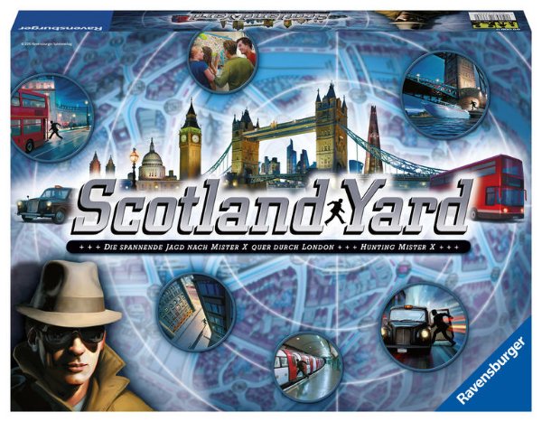 Bild zu Ravensburger Gesellschaftsspiel 26601 - Scotland Yard - Familienspiel, Brettspiel für Kinder und Erwachsene, Spiel des Jahres, für 2-6 Spieler, ab 8 Jahre