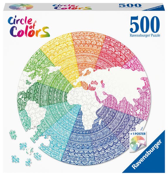 Bild zu Ravensburger Puzzle 17168 Circle of Colors - Mandala 500 Teile Puzzle