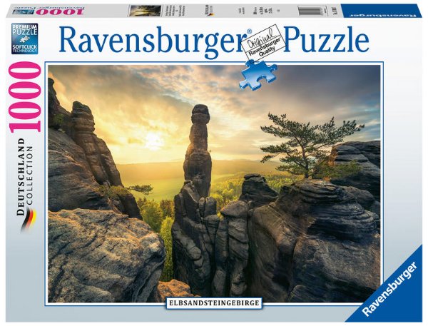 Bild zu Ravensburger Puzzle 17093 Erleuchtung - Elbsandsteingebirge Deutschland Collection 1000 Teile Puzzle