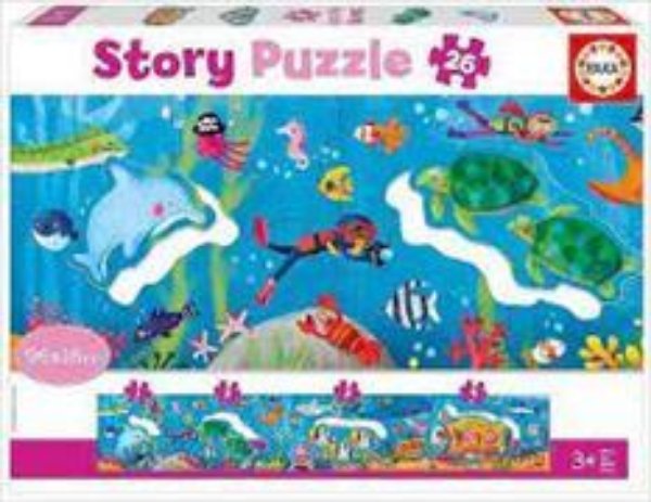 Bild von Unterwasser 26 Teile Geschichten-Puzzle