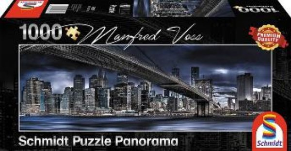 Bild von Panorama New York Dark Night